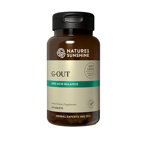 Natures Sunshine G-OUT (Gout Fighter) 60 Tabs