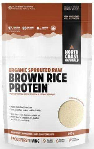 North Coast Naturals Organic Sprouted Raw Brown Rice Protein 340g
