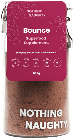 Nothing Naughty Bounce Superfood Powder 600g 200g