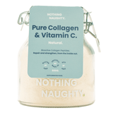 Nothing Naughty Collagen Peptides Powder + Vitamin C 500g Natural