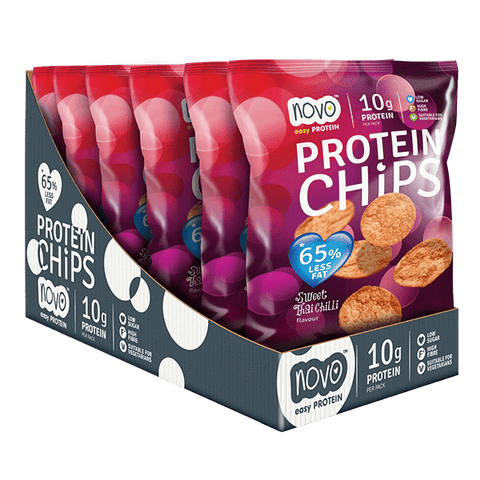 Novo Nutrition Protein Chips 6 pack Thai Sweet Chilli