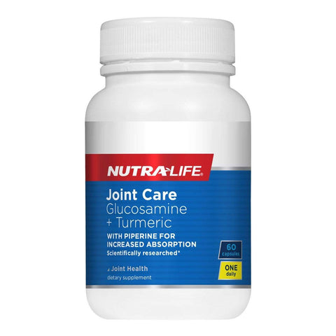 Nutra-Life Jointcare Glucosamine + Turmeric 60 Caps