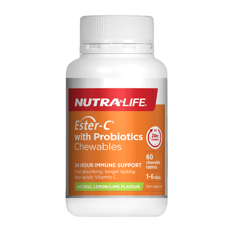 NutraLife Ester-C with Probiotics 60 Chews