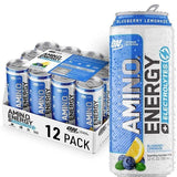 Optimum Amino Energy Sparkling RTD Sparkling Blueberry Lemonade / 12 Pack