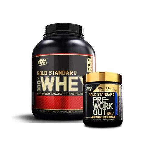 Optimum Nutrition 3.5lb 100% Whey + Preworkout Combo