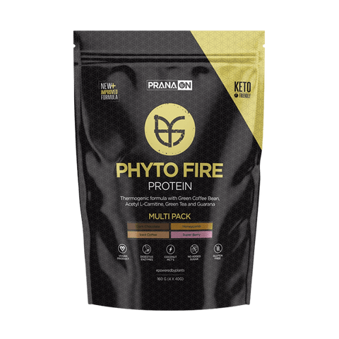 Pranaon Phyto Fire - Vegan Fat Burning Protein Multi Pack 160g