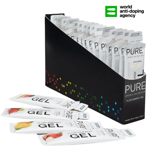 Pure Fluid Energy Gels Box 18 - WADA Tested