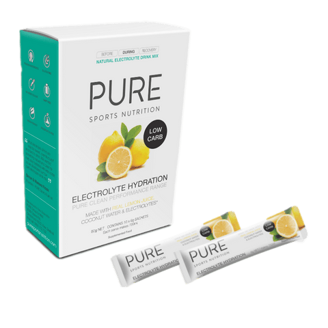 PURE Low Carb Electrolyte Hydration Sachet Box