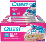 Quest Protein Bars Box of 12 Birthday Cake