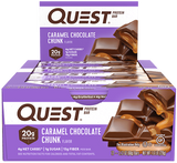 Quest Protein Bars Box of 12 Caramel Chocolate Chunk