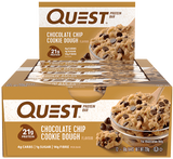 Quest Protein Bars Box of 12 Choc Chip Cookie Dough