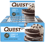 Quest Protein Bars Box of 12 Cookies and Cream