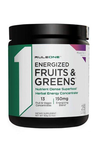 Rule 1 Energized Fruits & Greens Mixed Berry 25 Serve