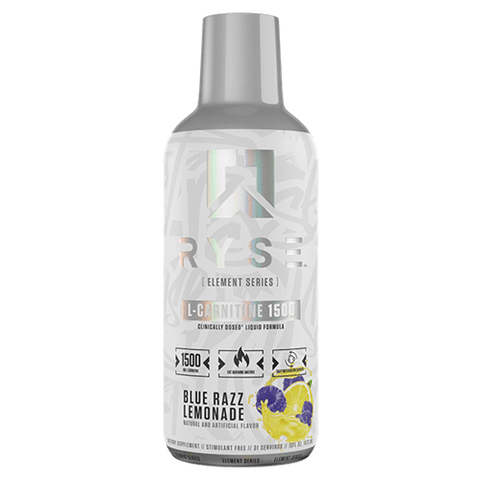 Ryse Liquid Carnitine 1500 Blue Razz Lemonade - 31 Serves