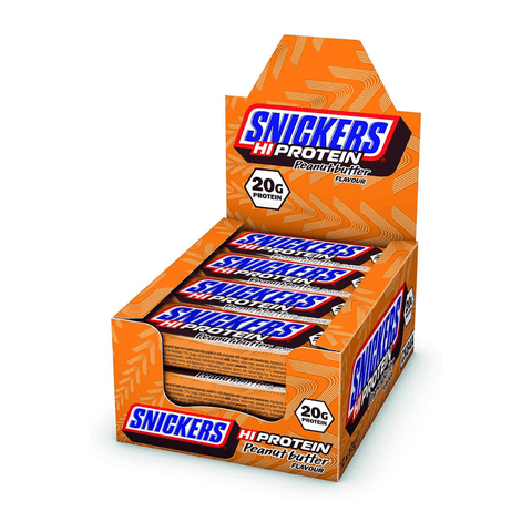 Snickers Hi Protein Peanut Butter Bars 18 Box