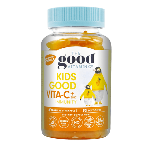 The Good Vitamin Co Kids Good Vita-C + Zinc Immunity 90 Soft Chews