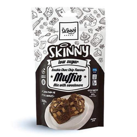 The Skinny Food Co Double Chocolate Chip Muffin Mix 200g