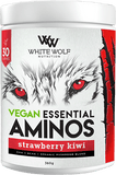 White Wolf Nutrition Essential Vegan Aminos 30 Serve Strawberry Kiwi