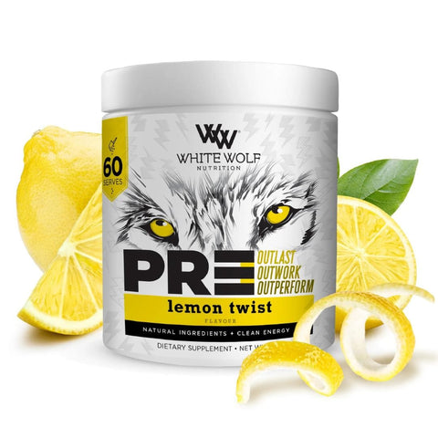 White Wolf Nutrition Natural Pre-Workout 40 Serve