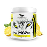 White Wolf Nutrition Natural Pre-Workout 40 Serve Lemon Twist