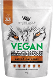 White Wolf Nutrition Vegan All In One Protein Blend 1kg / Vanilla