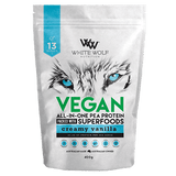 White Wolf Nutrition Vegan All In One Protein Blend 400g / Vanilla