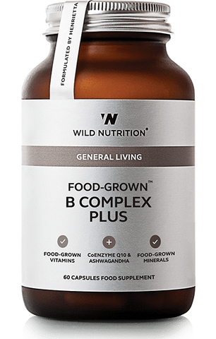 Wild Nutrition Food-Grown B Complex Plus 60 Caps