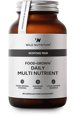 Wild Nutrition Food-Grown Daily Multi Nutrient for Men 60 Caps