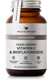 Wild Nutrition Food-Grown Vitamin C & Bioflavonoids 60 caps