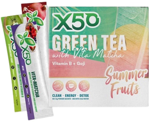 X50 Green Tea Vita Matcha Summer Fruits 60 Serve