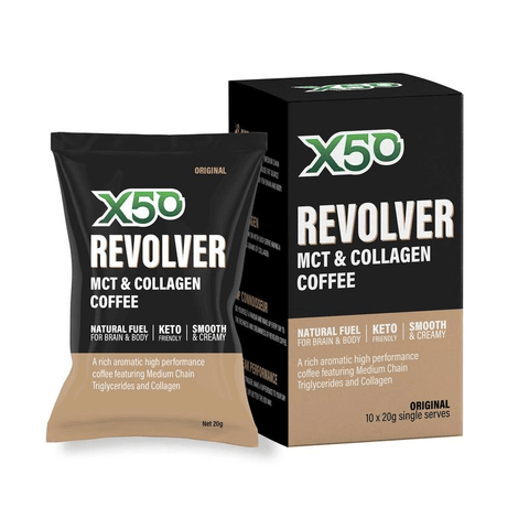 X50 Revolver MCT & Collagen Coffee 10 Serves